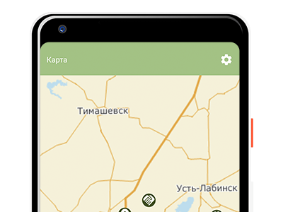 Карта: публичные сады, объявления, метки